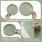 200-Piece Sage Green Disposable Dinnerware Set, Including 7" & 9" Paper Plates, Cups, and Napkins for Birthday, Baby Shower, and Wedding Parties (Sage Green)